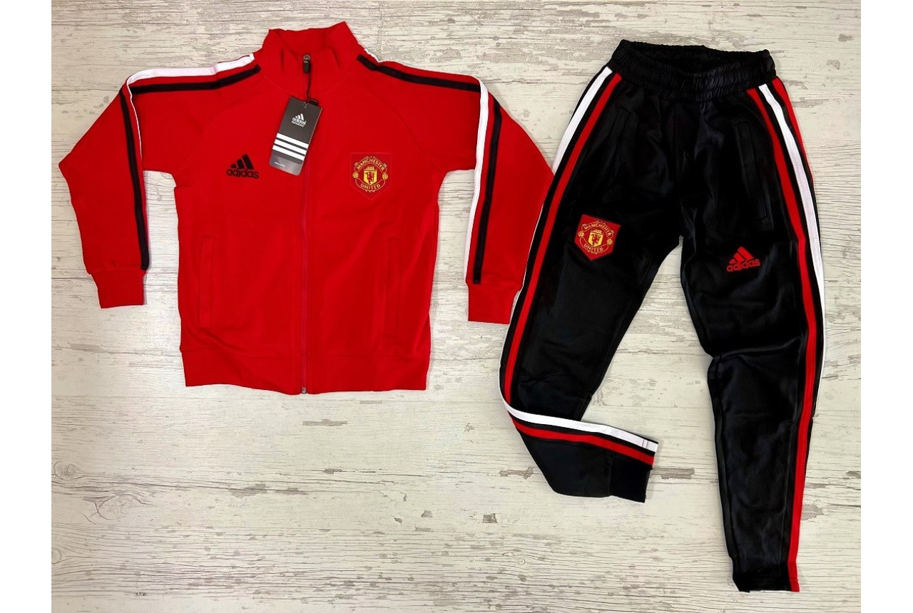 8097 Детски футболен екип Manchester United червено с черно